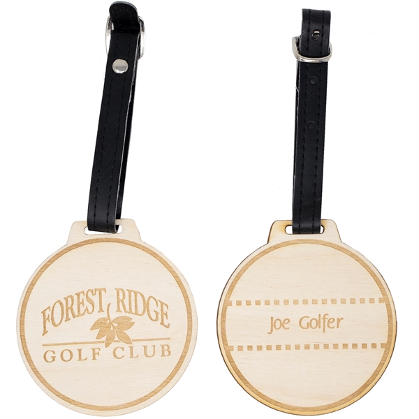 Wood Golf Bag Tags - Wood Golf Bag Tags - Image 2 of 3
