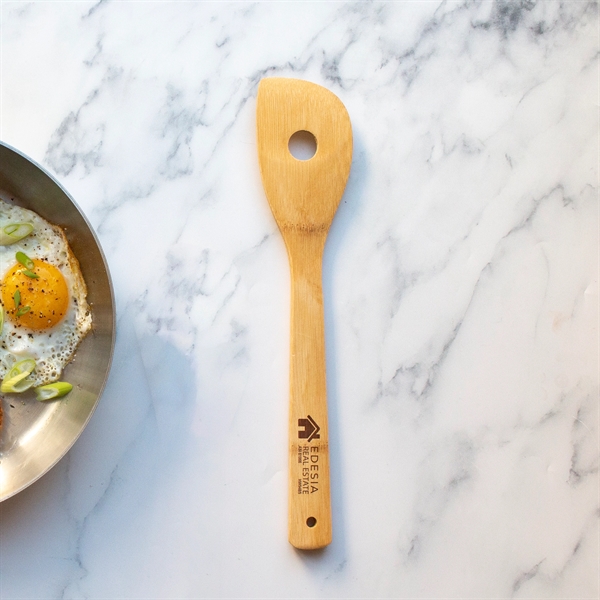 Custom Chun Bamboo Curved Spatula