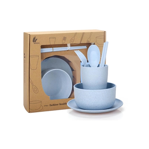 Biodegradable Wheat Straw Cutlery Set - Biodegradable Wheat Straw Cutlery Set - Image 3 of 4