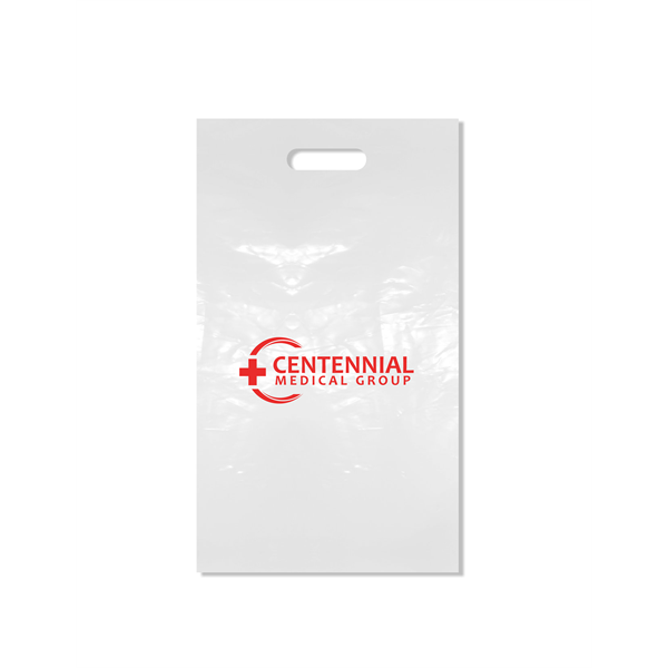 White Plastic Bag - 8" W x 13" L - White Plastic Bag - 8" W x 13" L - Image 4 of 4