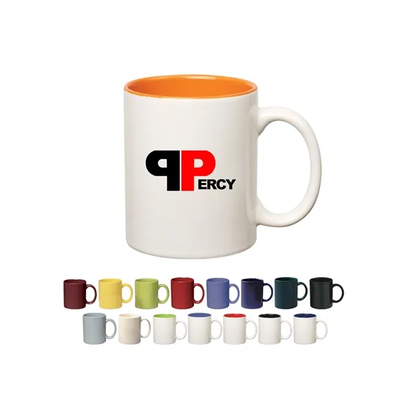 11 oz Colored Stoneware Mug With C-Handle - 11 oz Colored Stoneware Mug With C-Handle - Image 0 of 0