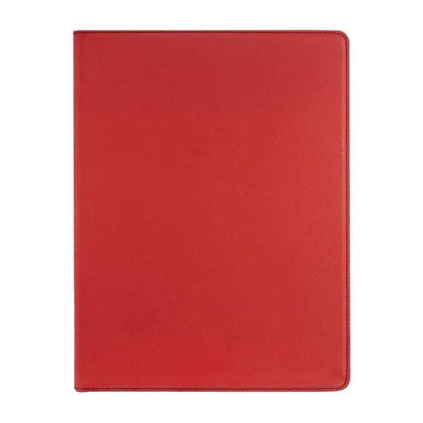 9 1/2" x 12" Leatherette Red Portfolio - 9 1/2" x 12" Leatherette Red Portfolio - Image 1 of 1