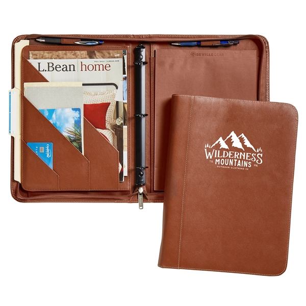 Hamilton Zippered 3-Ring Binder -Padfolio (4 Colors) - Hamilton Zippered 3-Ring Binder -Padfolio (4 Colors) - Image 1 of 4