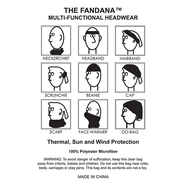 THE FANDANA™ Full-Size Multi-Functional Gaiter & Headwear - THE FANDANA™ Full-Size Multi-Functional Gaiter & Headwear - Image 23 of 36