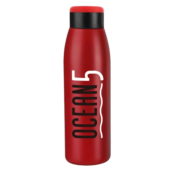 18oz.Travel Stainless Insulated Bottle w/ Lid & Handle - 18oz.Travel Stainless Insulated Bottle w/ Lid & Handle - Image 6 of 11