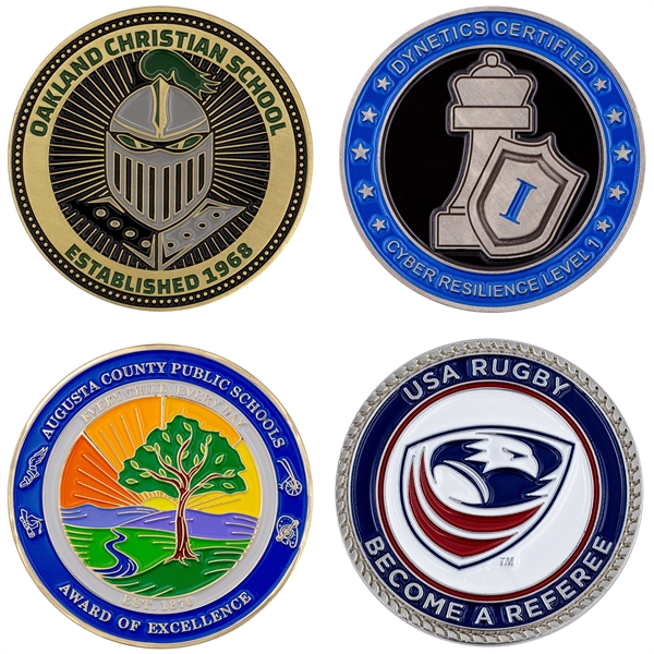 Challenge Coin, Custom Die Struck Brass - Challenge Coin, Custom Die Struck Brass - Image 0 of 12