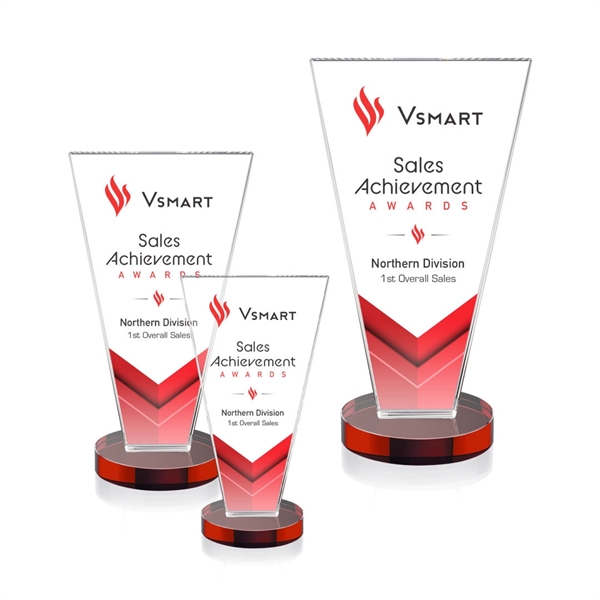 Burney VividPrint™ Award - Red - Burney VividPrint™ Award - Red - Image 0 of 6