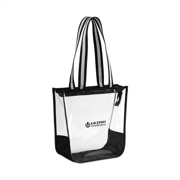 Sigma Clear Zippered Tote - Sigma Clear Zippered Tote - Image 1 of 15