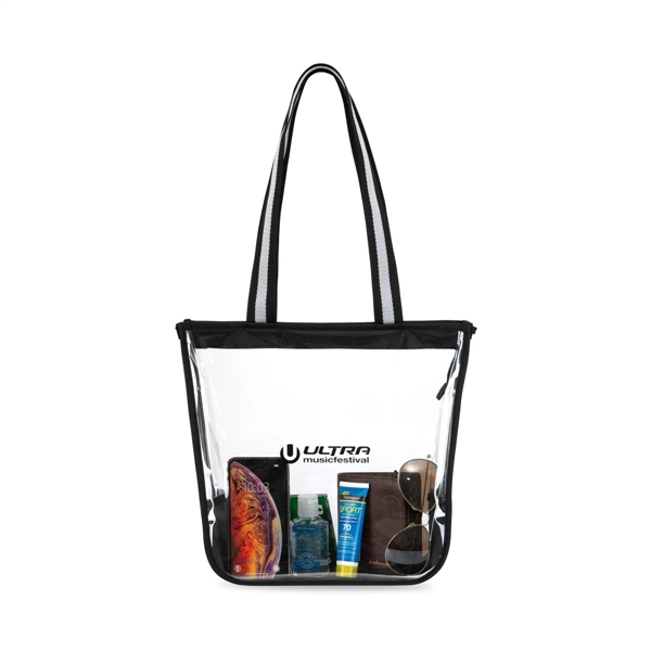 Sigma Clear Zippered Tote - Sigma Clear Zippered Tote - Image 2 of 15