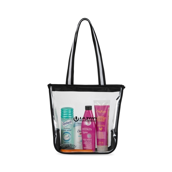 Sigma Clear Zippered Tote - Sigma Clear Zippered Tote - Image 3 of 15