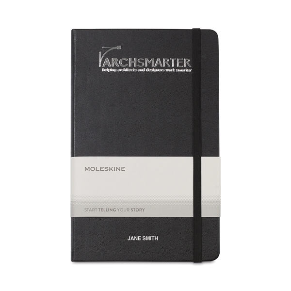 Moleskine® Hard Cover Large Double Layout Notebook - Moleskine® Hard Cover Large Double Layout Notebook - Image 6 of 12