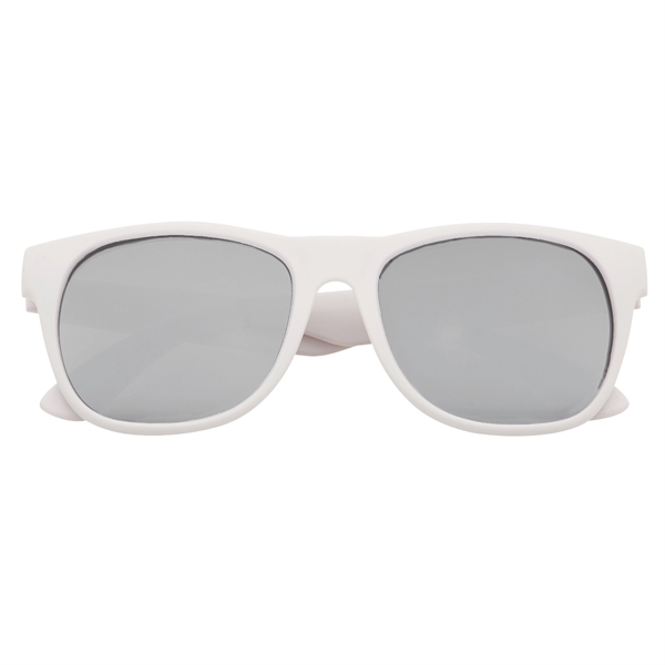 Rubberized Mirrored Sunglasses - Rubberized Mirrored Sunglasses - Image 14 of 17