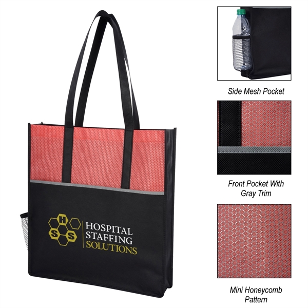 Promenade Non-Woven Tote Bag - Promenade Non-Woven Tote Bag - Image 11 of 17