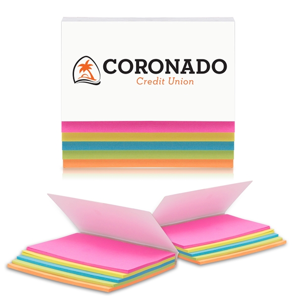 5-color clingy writing pad set