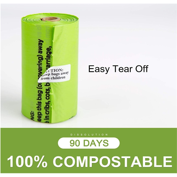 Dog Degradable Waste Bags 15 Count Per Roll - Dog Degradable Waste Bags 15 Count Per Roll - Image 4 of 5