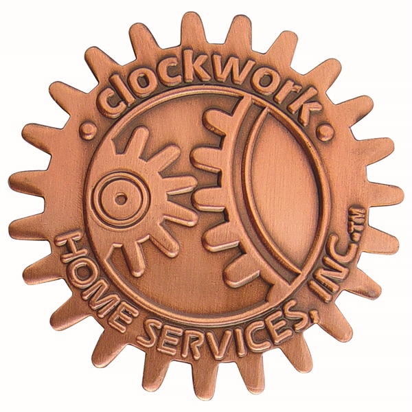 Custom Lapel Pins, Die Struck Antique Finish - Custom Lapel Pins, Die Struck Antique Finish - Image 8 of 16