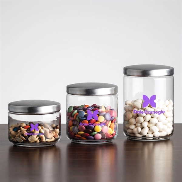 Primrose Jar with Metal Lid - Imprinted