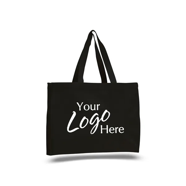 Canvas Tote 15" W x 12" H with 4" Gusset Bag - Canvas Tote 15" W x 12" H with 4" Gusset Bag - Image 1 of 12