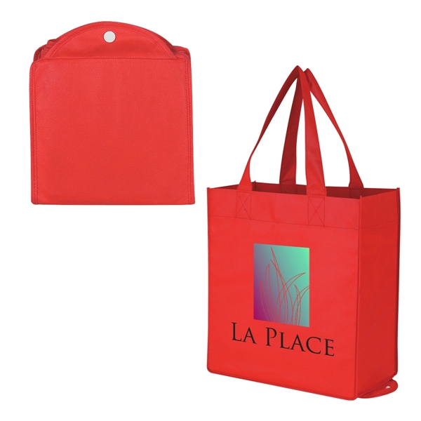 Non-Woven Foldable Shopper Tote Bag - Non-Woven Foldable Shopper Tote Bag - Image 8 of 21