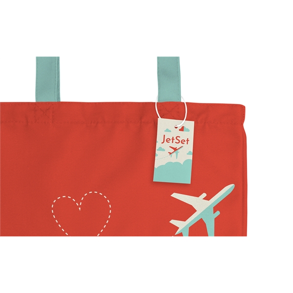 Custom Full Color Recycled Canvas Tote - Gusset