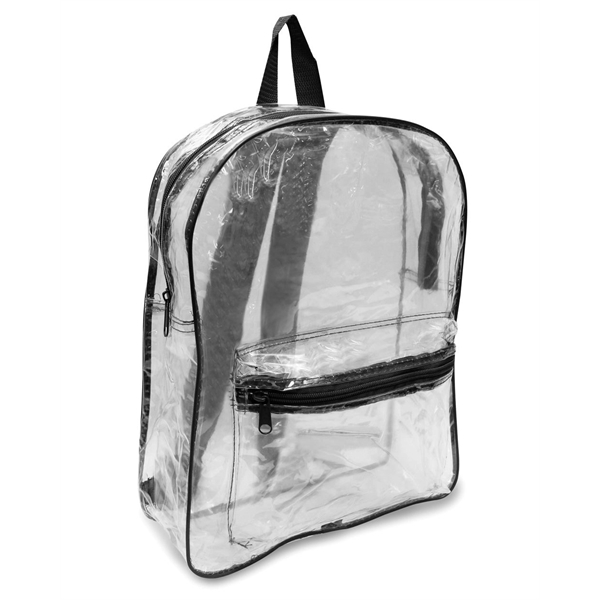 Liberty Bags Clear PVC Backpack - Liberty Bags Clear PVC Backpack - Image 3 of 3