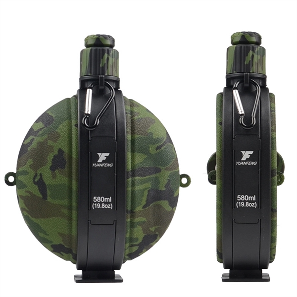 Camouflage Silicone Collapsible Water Bottle - Camouflage Silicone Collapsible Water Bottle - Image 9 of 10