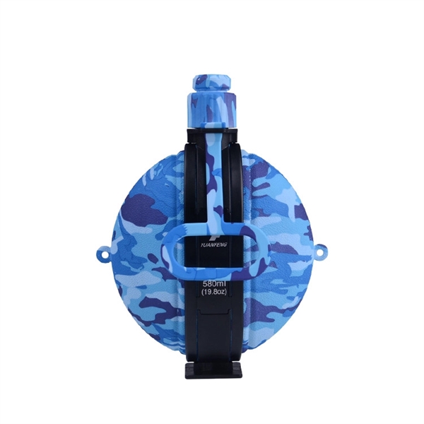 Camouflage Silicone Collapsible Water Bottle - Camouflage Silicone Collapsible Water Bottle - Image 10 of 10