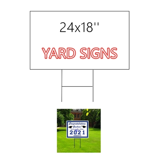 24*18''  Full Color Yard Signs - 24*18''  Full Color Yard Signs - Image 0 of 0