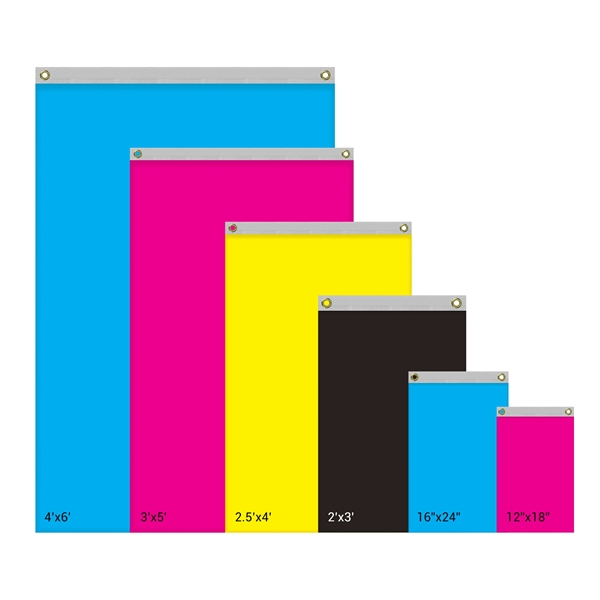 3' x 5' Single Reverse Knitted Polyester Vertical Banners - 3' x 5' Single Reverse Knitted Polyester Vertical Banners - Image 8 of 8