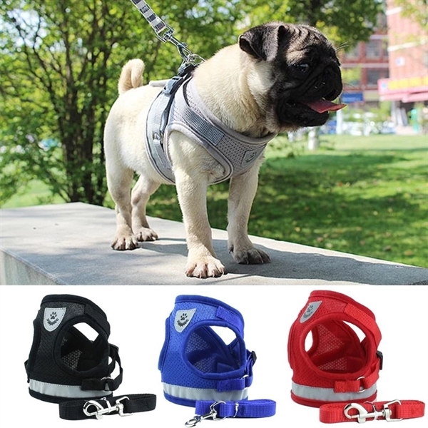 Pet Dog Harness Leash Set - Pet Dog Harness Leash Set - Image 0 of 2