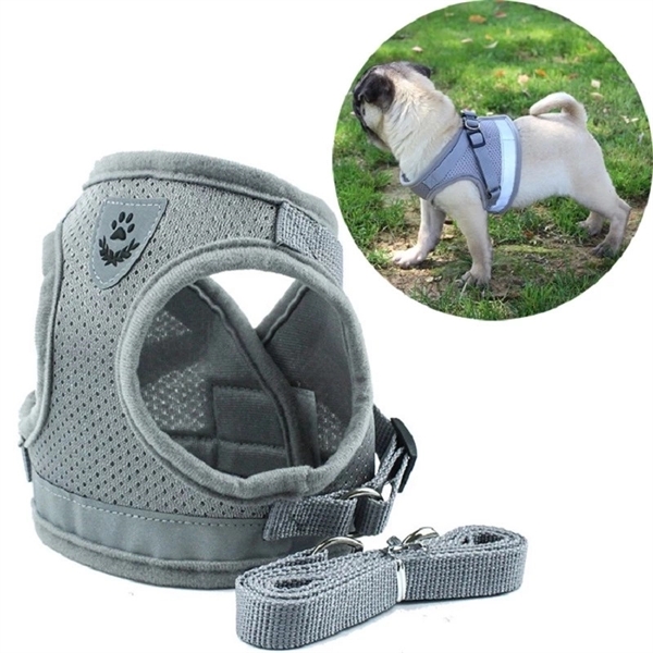 Pet Dog Harness Leash Set - Pet Dog Harness Leash Set - Image 1 of 2