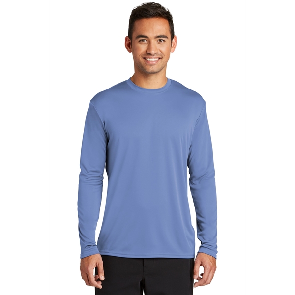 Port & Co Long Sleeve Performance Tee. - Port & Co Long Sleeve Performance Tee. - Image 1 of 48