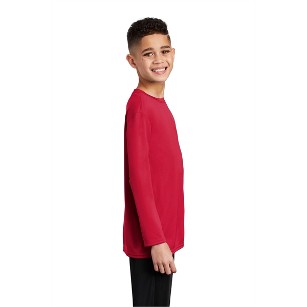 Port & Company Youth Long Sleeve Performance Tee - Port & Company Youth Long Sleeve Performance Tee - Image 35 of 35