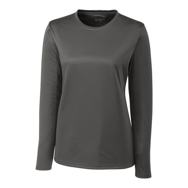 Clique Spin Eco Performance Long Sleeve Womens Tee Shirt - Clique Spin Eco Performance Long Sleeve Womens Tee Shirt - Image 7 of 12