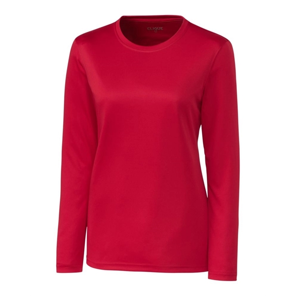 Clique Spin Eco Performance Long Sleeve Womens Tee Shirt - Clique Spin Eco Performance Long Sleeve Womens Tee Shirt - Image 8 of 12