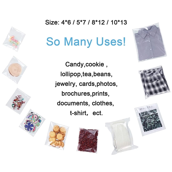 Self Adhesive Seal Poly Bags - Self Adhesive Seal Poly Bags - Image 1 of 1