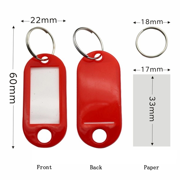 Plastic Key Tag - Plastic Key Tag - Image 1 of 1