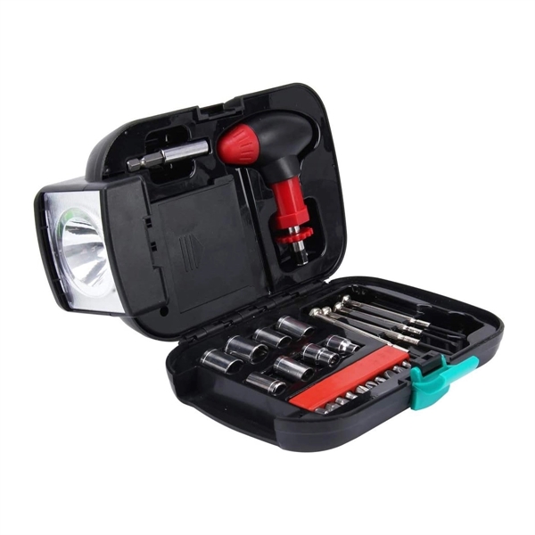 24PCS Screwdriver Auto Emergency Car Repair Tool Box Set - 24PCS Screwdriver Auto Emergency Car Repair Tool Box Set - Image 2 of 4