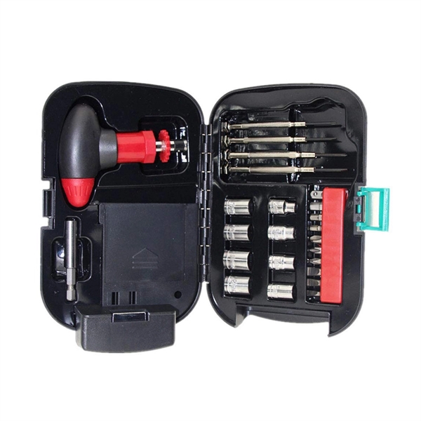 24PCS Screwdriver Auto Emergency Car Repair Tool Box Set - 24PCS Screwdriver Auto Emergency Car Repair Tool Box Set - Image 3 of 4