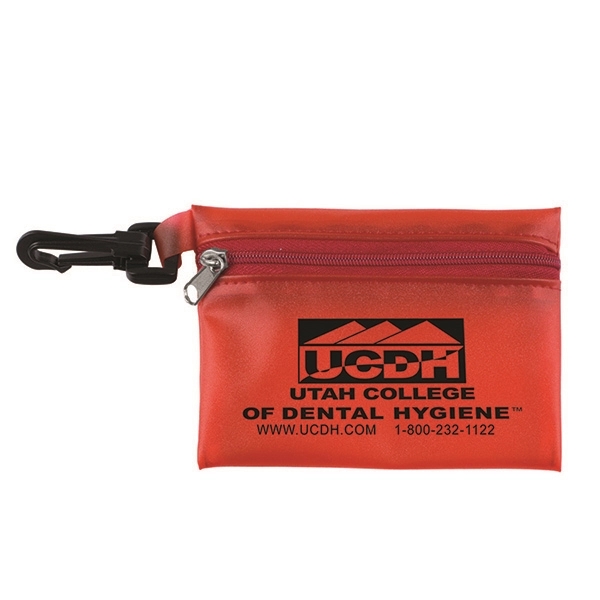 Custom Lyon 10 Piece First Aid Kit in Pouch