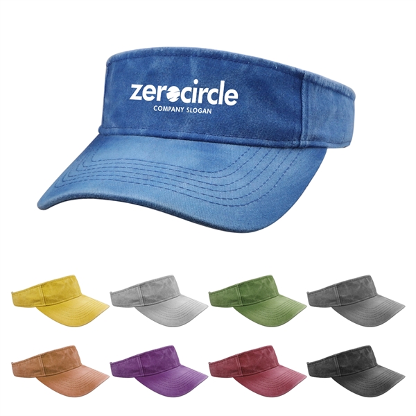 Pigment Dyed Washed Sun Visor - Pigment Dyed Washed Sun Visor - Image 0 of 9