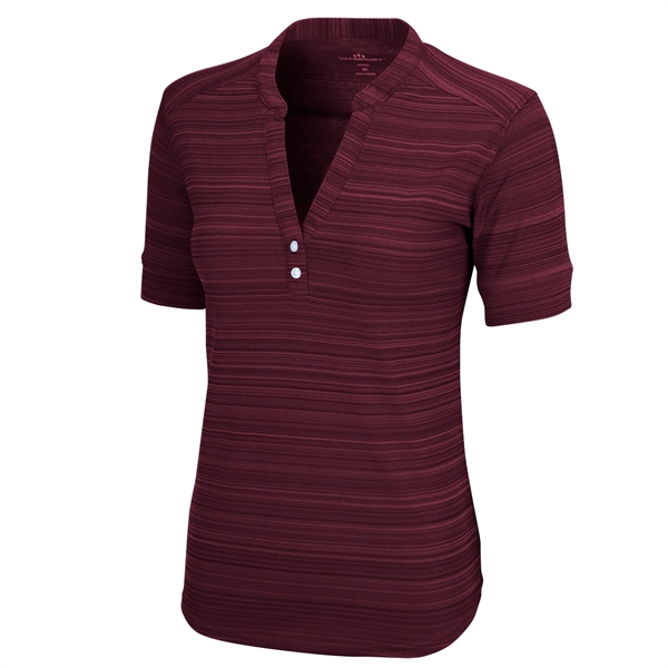 Women's Vansport Strata Textured Henley - Women's Vansport Strata Textured Henley - Image 11 of 41