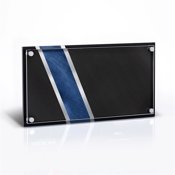 Acrylic Stripe Riser Wall Plaque