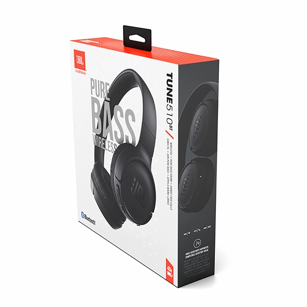 JBL Tune 510BT Wireless On-Ear Headphones - JBL Tune 510BT Wireless On-Ear Headphones - Image 5 of 6