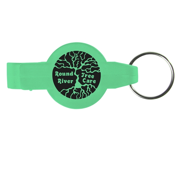 Round Bottle Opener Beverage Wrench Keychain - Round Bottle Opener Beverage Wrench Keychain - Image 8 of 16