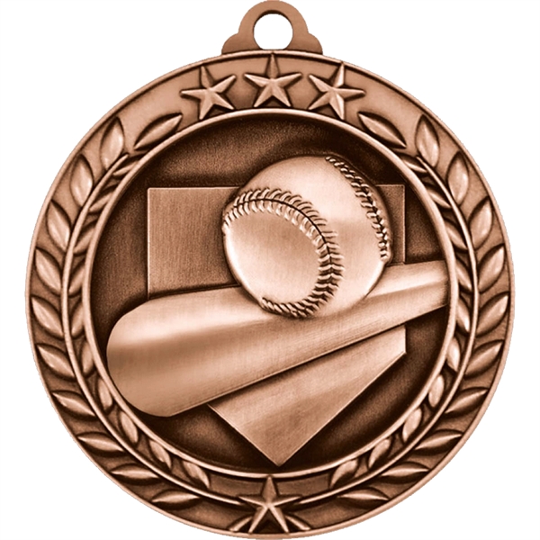 Custom Stock Small Academic & Sports Laurel Medals