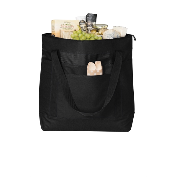 Port Authority Large Tote Cooler. - Port Authority Large Tote Cooler. - Image 4 of 7