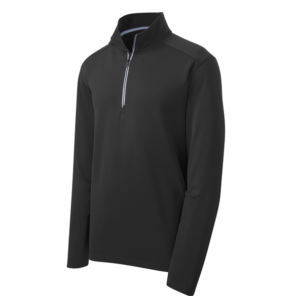 Sport-Tek Sport-Wick Textured 1/4-Zip Pullover. - Sport-Tek Sport-Wick Textured 1/4-Zip Pullover. - Image 28 of 30