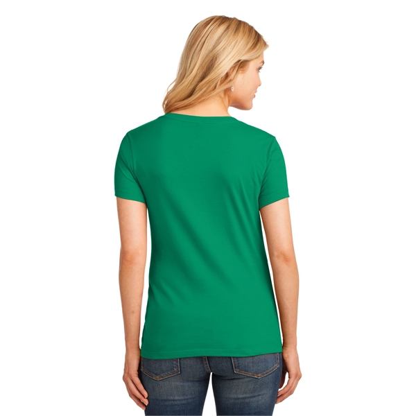 Port & Company Women's Core Cotton V-Neck Tee. - Port & Company Women's Core Cotton V-Neck Tee. - Image 122 of 135