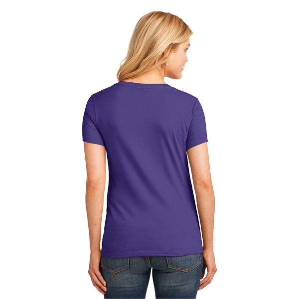 Port & Company Women's Core Cotton V-Neck Tee. - Port & Company Women's Core Cotton V-Neck Tee. - Image 128 of 135